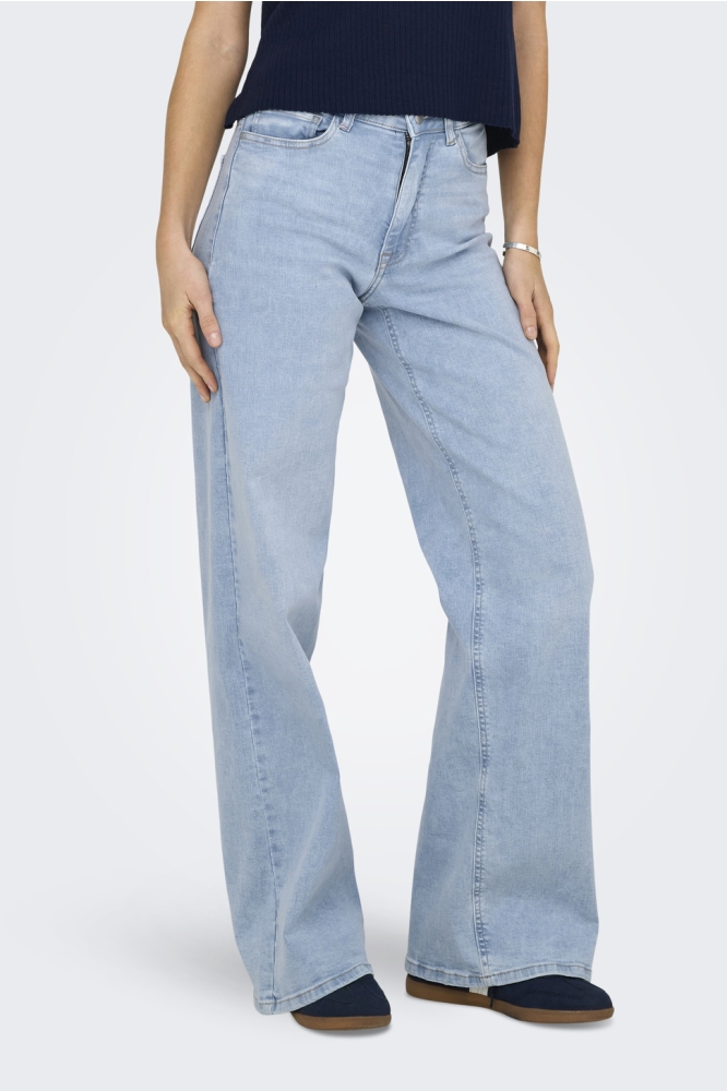 JDYFELINA-FINA HW WIDE JNS LBD DNM 15346745 LIGHT BLUE DENIM